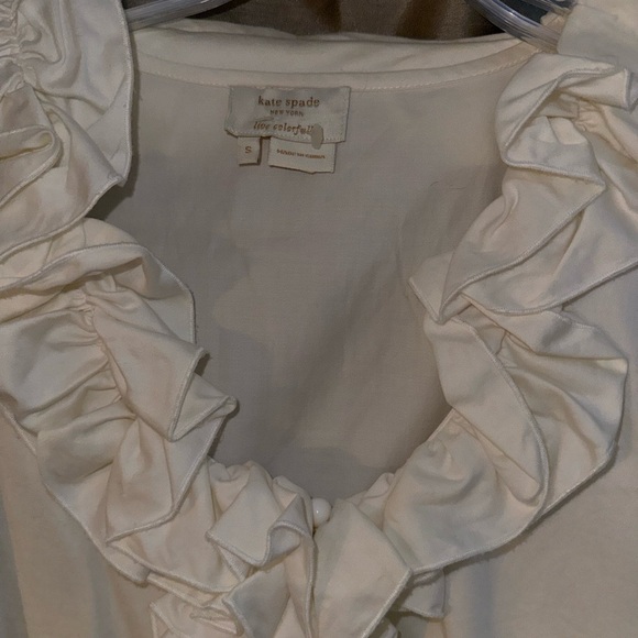 Cream color Kate Spade ♠️ tank - Picture 2 of 3